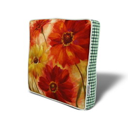 Aberto Design YM1077 Cojín de Lujo 42 x 42 cm, 50% Algodón / 50% Poliéster, Suavidad y Elegancia para el Hogar